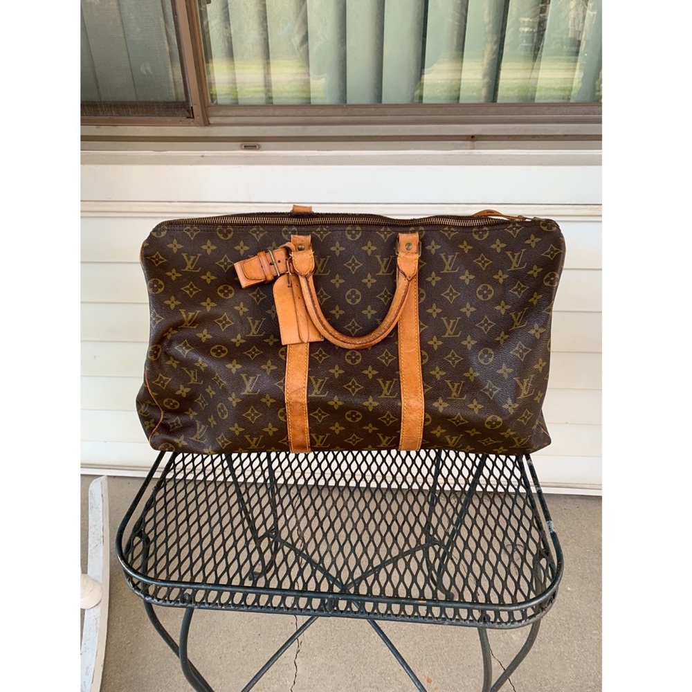 ✨ LOUIS VUITTON VINTAGE KEEPALL 50 TRAVEL BAG ✨
